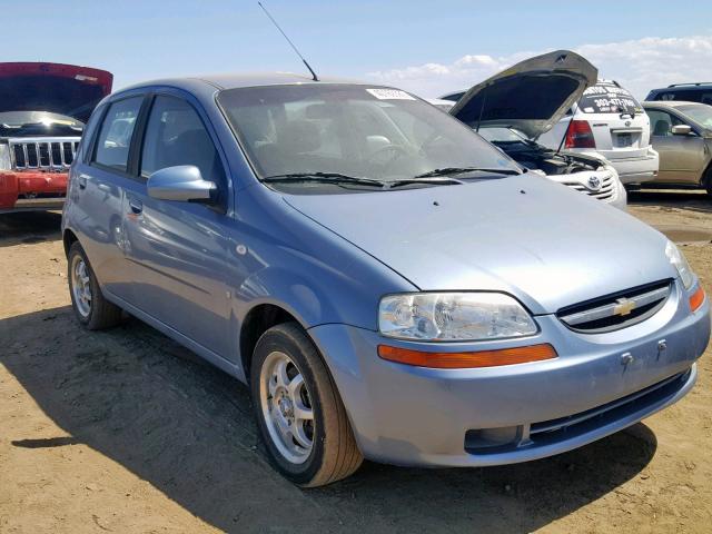 KL1TD66617B772688 - 2007 CHEVROLET AVEO BASE Көк фото 1