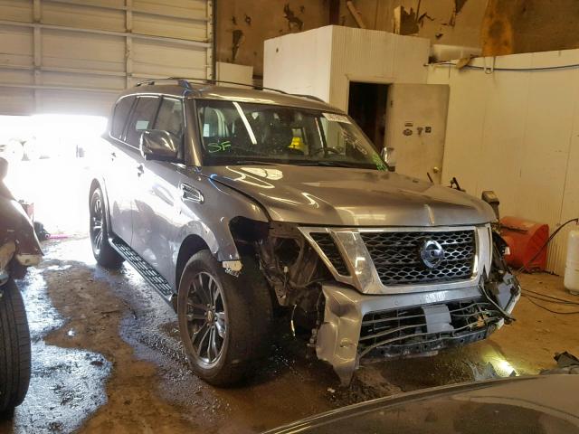 JN8AY2NE2H9707335 - 2017 NISSAN ARMADA PLA SILVER photo 1