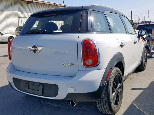 WMWZB3C52DWM07568 - 2013 MINI COOPER COU WHITE photo 4