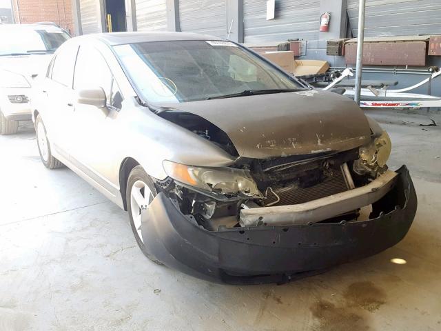 2HGFA16928H323137 - 2008 HONDA CIVIC EXL ნაცრისფერი ფოტო 1