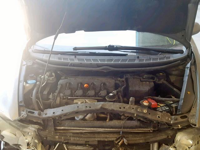 2HGFA16928H323137 - 2008 HONDA CIVIC EXL ნაცრისფერი ფოტო 7