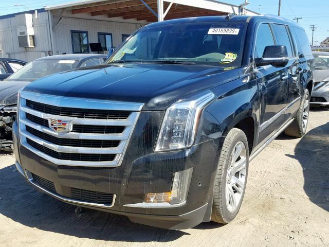 1GYS4JKJXJR217930 - 2018 CADILLAC ESCALADE E BLACK photo 2