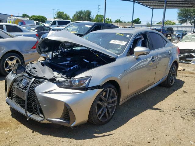 JTHBA1D24K5089440 - 2019 LEXUS IS 300 GRAY photo 2