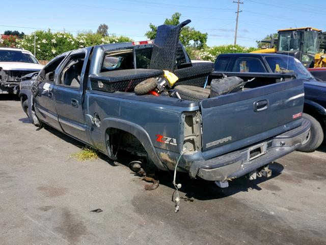 2GTEK13T061130692 - 2006 GMC NEW SIERRA GREEN photo 3