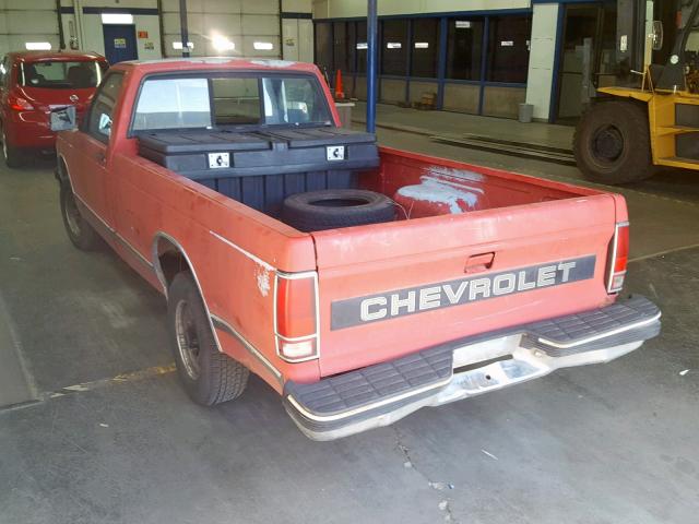 1GCCS14R6N8204154 - 1992 CHEVROLET S TRUCK S1 RED photo 3