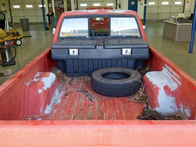 1GCCS14R6N8204154 - 1992 CHEVROLET S TRUCK S1 RED photo 6