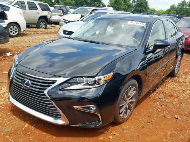 JTHBW1GGXG2105920 - 2016 LEXUS ES 300H BLACK photo 2