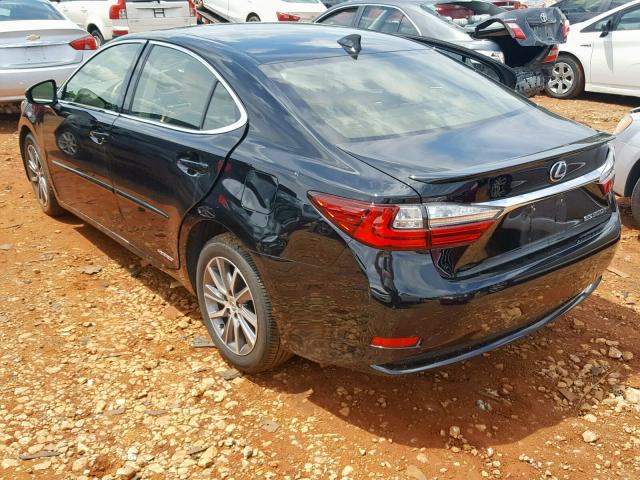 JTHBW1GGXG2105920 - 2016 LEXUS ES 300H BLACK photo 3