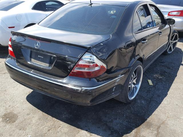 WDBUF65J94A455948 - 2004 MERCEDES-BENZ E 320 BLACK photo 4