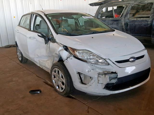 3FADP4TJ9DM215619 - 2013 FORD FIESTA S WHITE photo 1