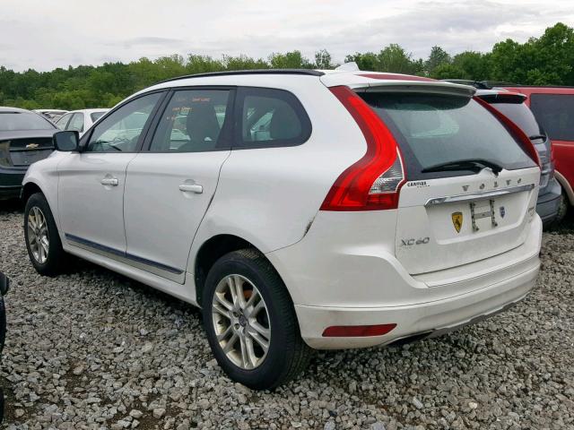 YV4612RJ0F2698862 - 2015 VOLVO XC60 T5 WHITE photo 3