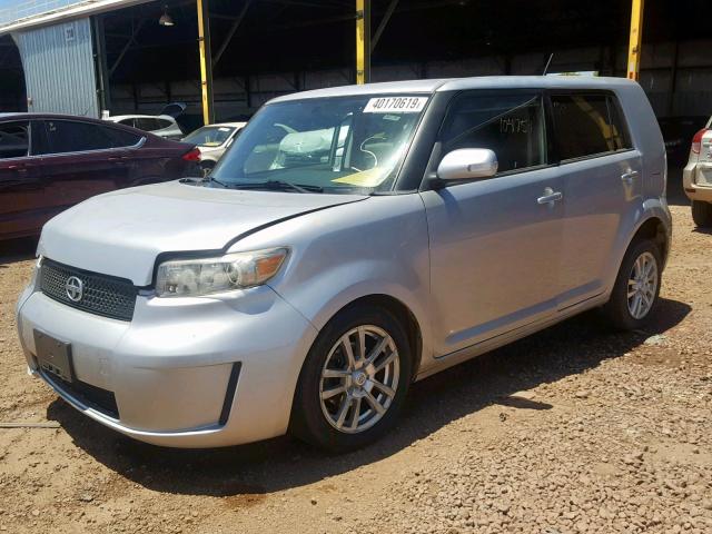 JTLZE4FE2A1107263 - 2010 TOYOTA SCION XB 银色 照片 2