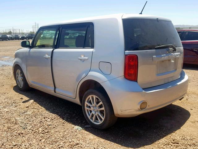 JTLZE4FE2A1107263 - 2010 TOYOTA SCION XB 银色 照片 3