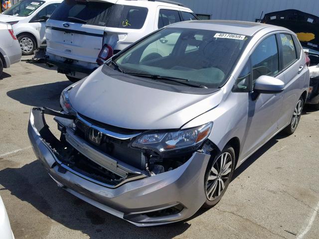 3HGGK5H8XJM735648 - 2018 HONDA FIT EX CHARCOAL photo 2