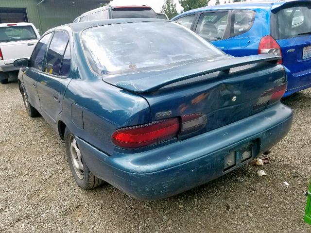1Y1SK5360RZ028689 - 1994 GEO PRIZM BASE GREEN photo 3