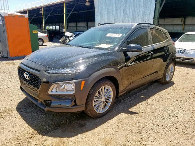 KM8K22AA8JU114341 - 2018 HYUNDAI KONA SEL BLACK photo 2