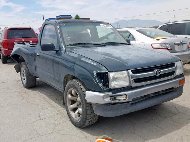 4TANL42N0VZ287951 - 1997 TOYOTA TACOMA GREEN photo 1