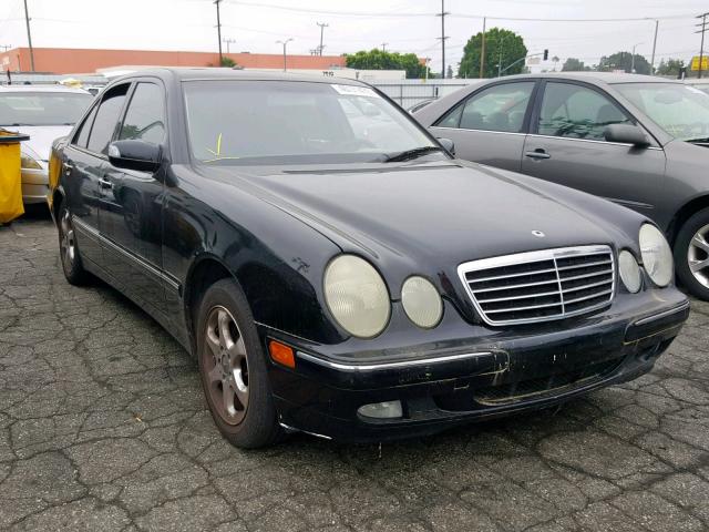 WDBJF65J02B490338 - 2002 MERCEDES-BENZ E 320 BLACK photo 1