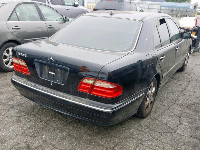 WDBJF65J02B490338 - 2002 MERCEDES-BENZ E 320 BLACK photo 4