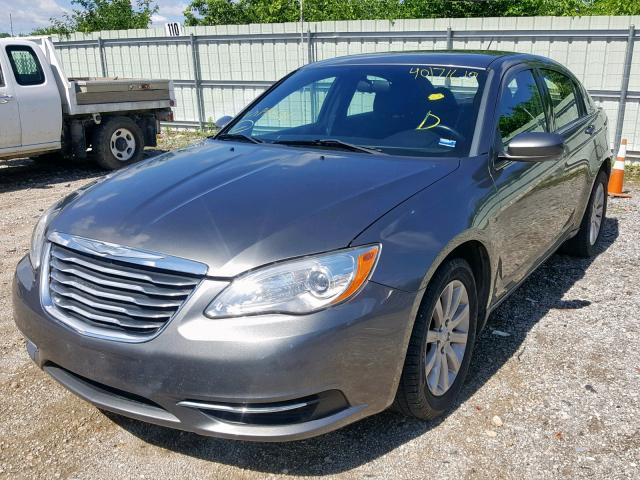 1C3CCBBB7CN140606 - 2012 CHRYSLER 200 TOURIN GRAY photo 2