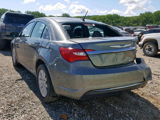 1C3CCBBB7CN140606 - 2012 CHRYSLER 200 TOURIN GRAY photo 3