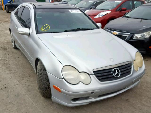 WDBRN47J02A265396 - 2002 MERCEDES-BENZ C 230K SPO SILVER photo 1