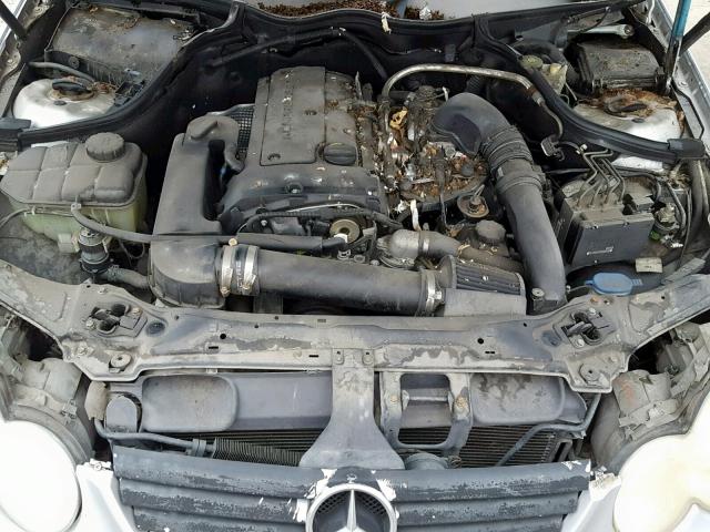 WDBRN47J02A265396 - 2002 MERCEDES-BENZ C 230K SPO SILVER photo 7