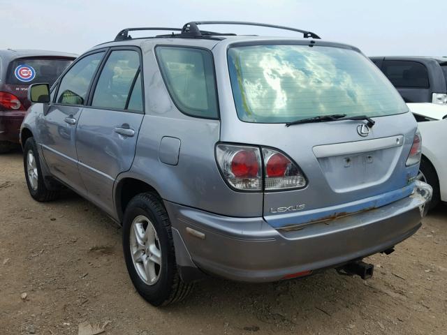 JTJHF10U920261105 - 2002 LEXUS RX 300 SILVER photo 3