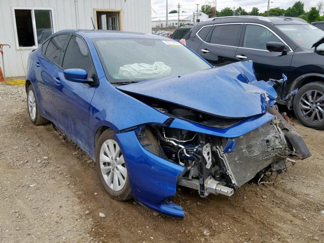 1C3CDFBB8ED668796 - 2014 DODGE DART SXT BLUE photo 1