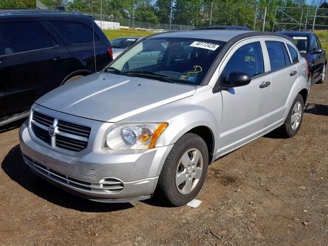 1B3HB28C28D535814 - 2008 DODGE CALIBER SILVER photo 2