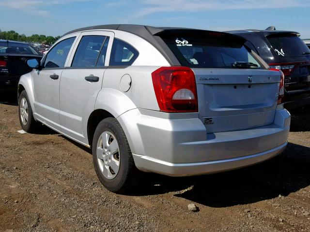 1B3HB28C28D535814 - 2008 DODGE CALIBER SILVER photo 3