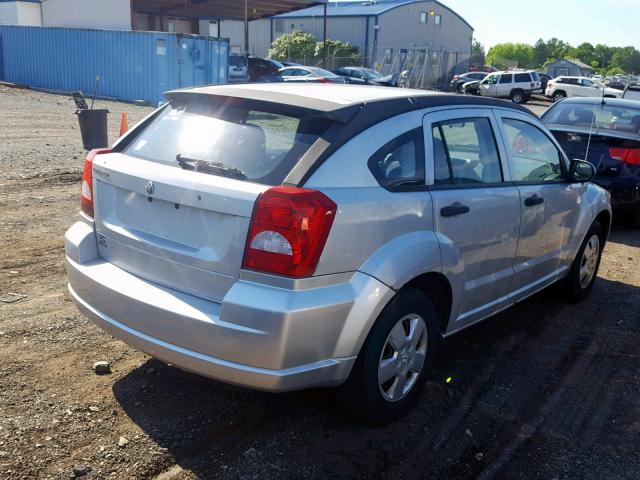 1B3HB28C28D535814 - 2008 DODGE CALIBER SILVER photo 4