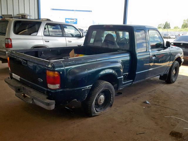 1FTYR14U5WTA66952 - 1998 FORD RANGER SUP GREEN photo 4