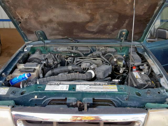 1FTYR14U5WTA66952 - 1998 FORD RANGER SUP GREEN photo 7