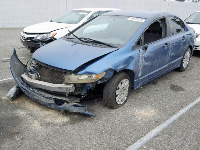 2HGFA1F35BH539471 - 2011 HONDA CIVIC VP BLUE photo 2