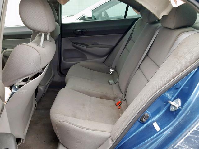 2HGFA1F35BH539471 - 2011 HONDA CIVIC VP BLUE photo 6