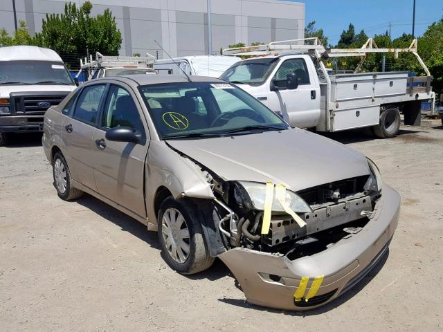 1FAFP34N36W120870 - 2006 FORD FOCUS ZX4 TAN photo 1