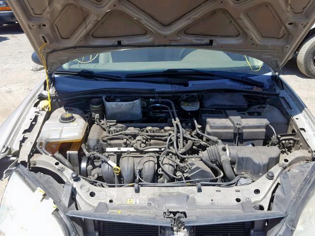 1FAFP34N36W120870 - 2006 FORD FOCUS ZX4 TAN photo 7