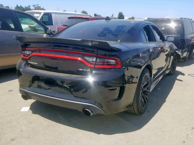 2C3CDXL99GH354503 - 2016 DODGE CHARGER SR BLACK photo 4