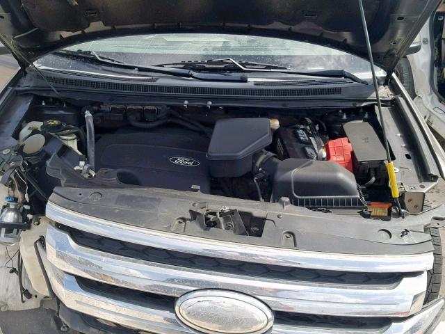 2FMDK3JC0DBE25255 - 2013 FORD EDGE SEL GRAY photo 7