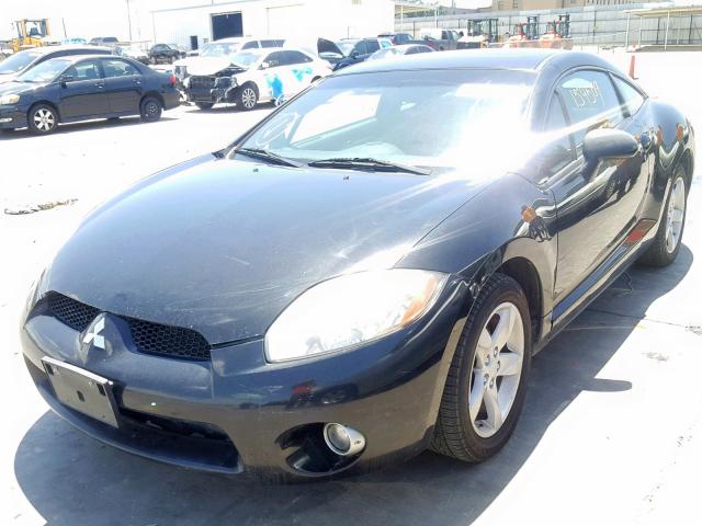 4A3AK24F48E012253 - 2008 MITSUBISHI ECLIPSE GS BLACK photo 2