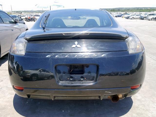 4A3AK24F48E012253 - 2008 MITSUBISHI ECLIPSE GS BLACK photo 9