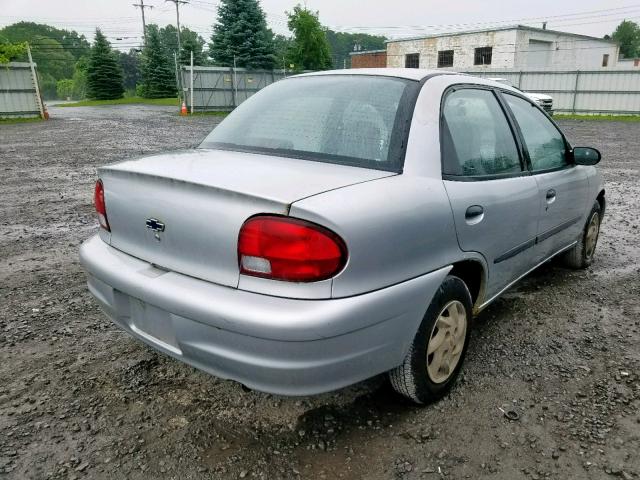 2C1MR5226Y6702228 - 2000 CHEVROLET METRO LSI SILVER photo 4