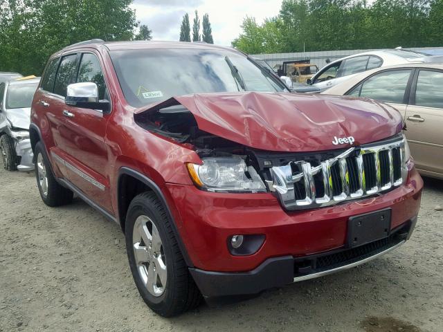 1C4RJFBG0CC232540 - 2012 JEEP GRAND CHER RED photo 1