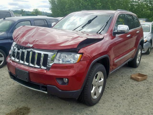 1C4RJFBG0CC232540 - 2012 JEEP GRAND CHER RED photo 2