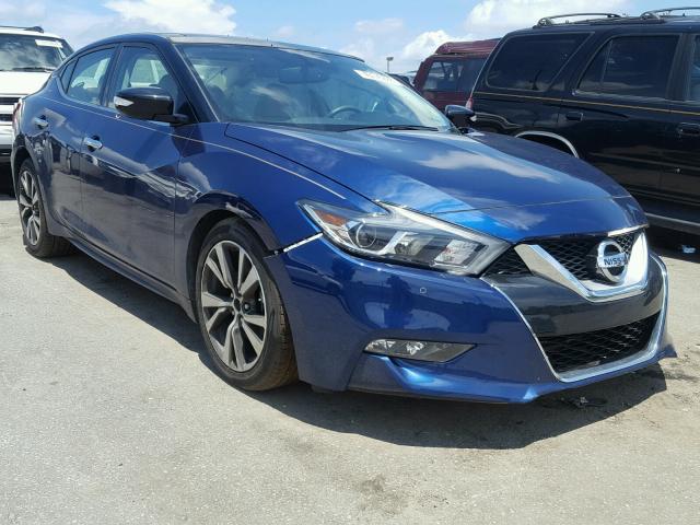 1N4AA6AP2HC427583 - 2017 NISSAN MAXIMA 3.5 BLUE photo 1