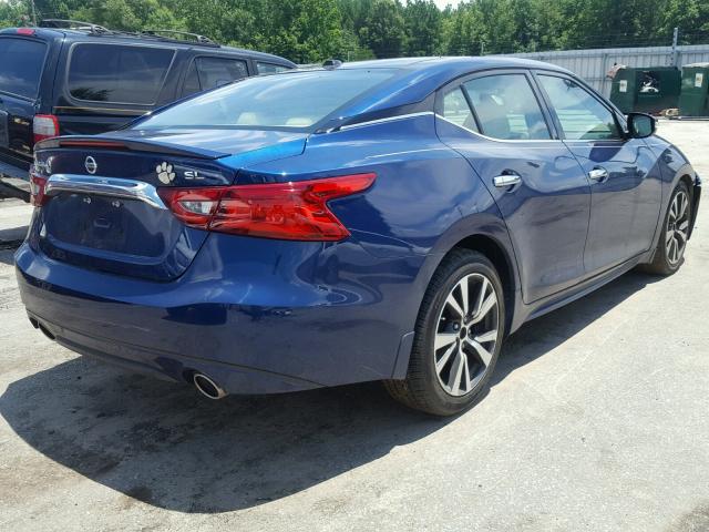 1N4AA6AP2HC427583 - 2017 NISSAN MAXIMA 3.5 BLUE photo 4