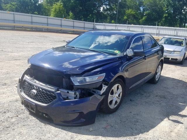 1FAHP2M83DG119125 - 2013 FORD TAURUS POL BLUE photo 2