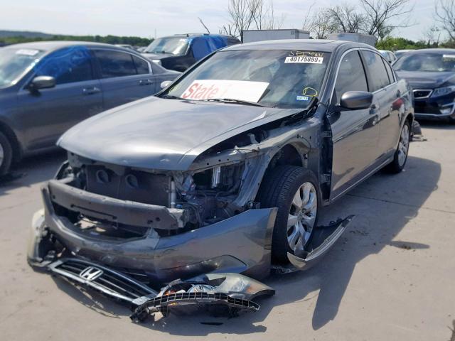 1HGCP26829A058900 - 2009 HONDA ACCORD EXL GRAY photo 2