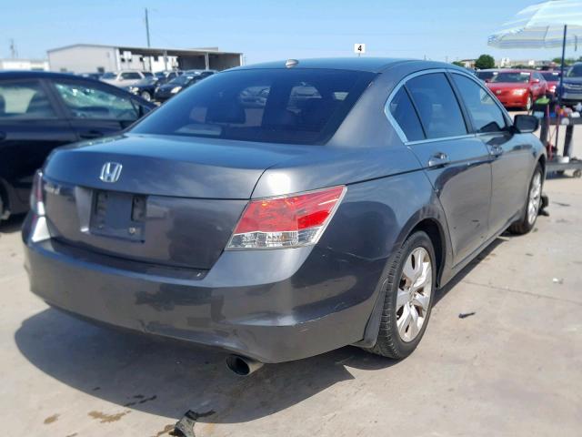 1HGCP26829A058900 - 2009 HONDA ACCORD EXL GRAY photo 4